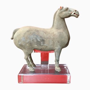 Figurine de Cheval de la Dynastie Han, Chine