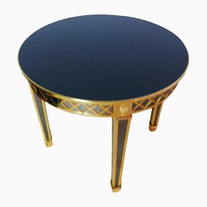 Large Coffee Table, Glass & Brass by Gianni Versace, Italy