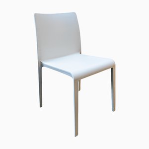 White Polypropylene Model 670 Volt Pedrali Stacking Dining Chair by Claudio Dondoli and Marco Pocci, Italy