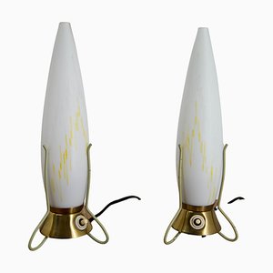 Mid-Century Rockets Tischlampen, 1960er, 2er Set