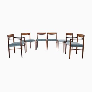 Danish Palisander Dining Chairs, 1960s, Set of 6