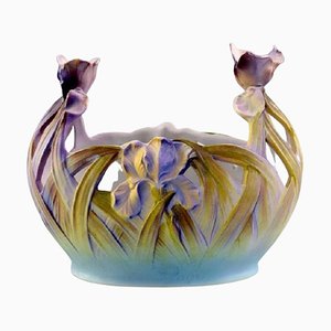 Bol Art Nouveau Antique en Porcelaine Ajourée de Heubach, Allemagne