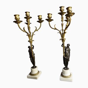 Kerzenständer, 1800er, 2er Set