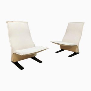 Vintage Dutch Concorde Easy Chairs by Pierre Paulin for Artifort, Set of 2
