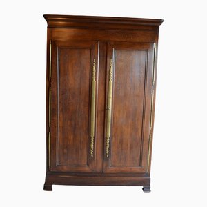 Large Antique Louis Philippe Oak Cabinet