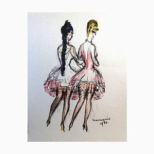 Kees Van Dongen, The Models, 1960, Lithograph
