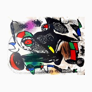 Joan Miro, 1981, Lithographie Abstraite