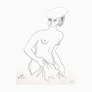 Jean Cocteau, Actress, 1956, Litografía