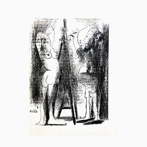 Pablo Picasso, Painter and His Model, 1964, Lithograph