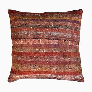 Turkish Kilim Rug Cushion Cover for Meditation Bench