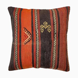 Housse de Coussin Kilim Anatolien Tissée à la Main