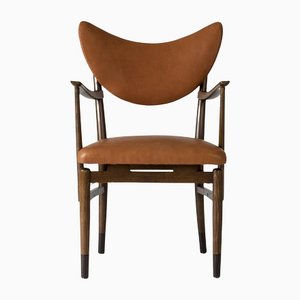 Leather Armchair Attributed to Eva and Nils Koppel