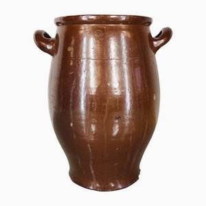 Large Glazed Pottery Pot