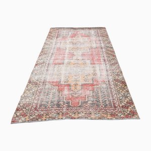 Antique Turkish Oushak Handmade Wool Carpet