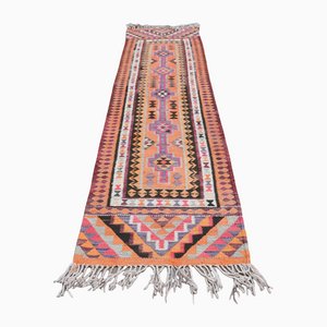 Tapis de Couloir Kilim Vintage, Turquie