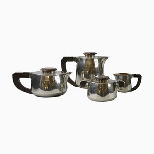 Silver Tea & Coffee Set by Jean E. Puiforcat, Set of 4