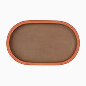 Plateau Plato No.01 Ovale Beige par Defne Koz pour Uniqka