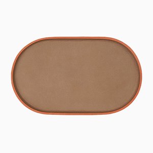 Vassoio Plato Beige Ovale No.03 Defne Koz per Uniqka