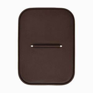 Plateau Rectangle No.01 Defne Koz pour Uniqka Plato Marron Foncé