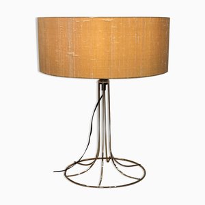 Modernist Metal Wire Table or Desk Lamp
