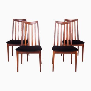 Mid-Century Teak Dining Chairs by Leslie Dandy for G-Plan, 1960s, Set of 4