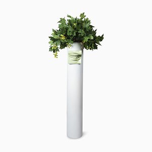 Italian Ceramic David Eye Vase with Canadian Leaves from VGnewtrend