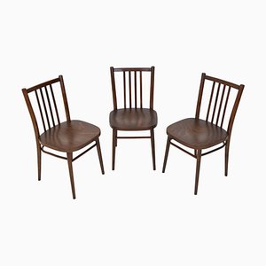 Chaises Mid-Century de TON, 1960s, Set de 3