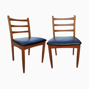 Mid-Century 269 Ladder Back Chairs from Schreiber, Set of 2