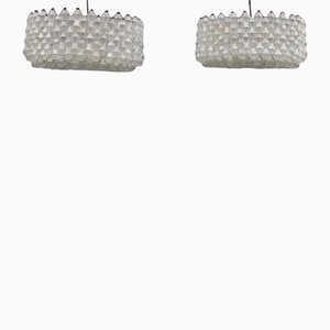 Large Chandeliers from Archimede Seguso, 1950s, Set of 2