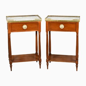 French Bedside Cabinets in the Style of Louis XVI, Set of 2