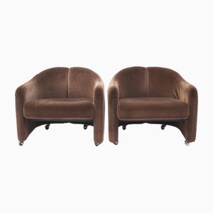 Armchair by Eugenio Gerli for Tecno, 1960s, Set of 2