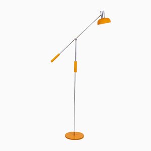 Orange Daru Floor Lamp by Tibor Nádai