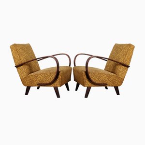 Armchairs by Jindřich Halabala for Up Racing, Set of 2