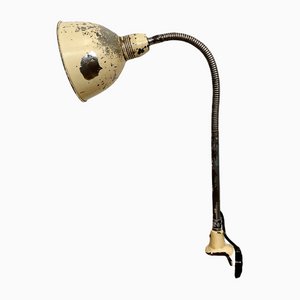 Lámpara de mesa cuello de ganso beige industrial de Instala, años 60