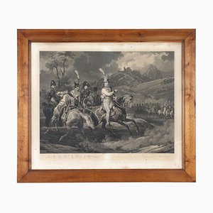 The Duke of Orleans Reviews the Regiment of Ussari, Print, Framed
