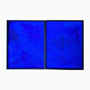 Patrick Coussot Bex - Diptyque bleu 2021