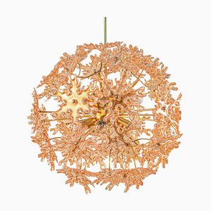 Lampe Sputnik Dandelion en Verre de Murano par Schelle, 1960s