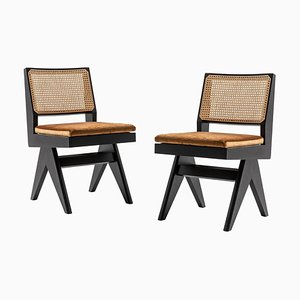 055 Capitol Complex Chairs by Pierre Jeanneret for Cassina, Set of 2