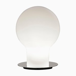 Denq Tischlampe aus geblasenem Opalglas von Toshiyuki Kita für Oluce
