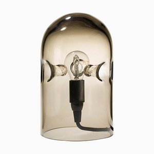 Dreibeinige Rauchglas Tischlampe von Gijs Bakker für Karakter