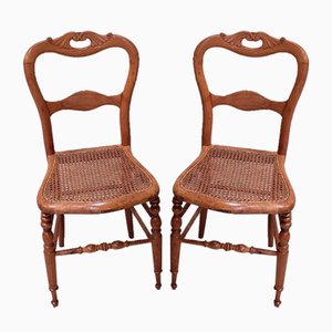 19th Century Cherry Chairs, Set of 2