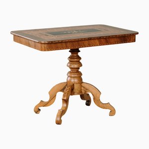 VIntage Walnut Auxiliary Table in the Victorian Style