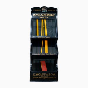 Vitrine de Magasin de Crayons de Royal Sovereign