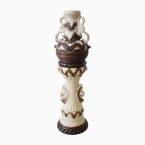 Vase avec Colonne en Céramique de Dümler & Breiden, Set de 2
