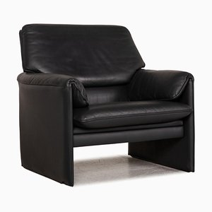 Black Leather Armchair with Relax Function from Leolux