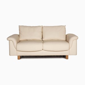 Cream Leather E300 2-Seat Couch from Stressless