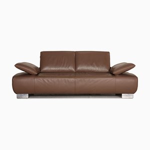 Brown Leather Volare 2-Seat Couch from Koinor
