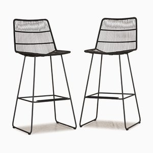 Anthracite Steel Bar Stool from Max & Luuk Faye, Set of 2