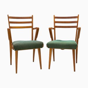 Mid-Century Bentwood Office Chairs from Jitona, Czechoslovakia, 1960s, Set of 2