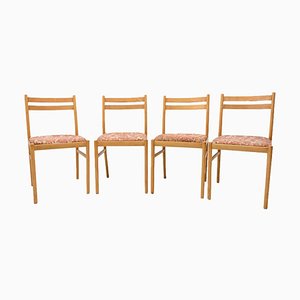 Mid-Century Dining Chairs, Czechoslovakia, 1960s, Set of 4